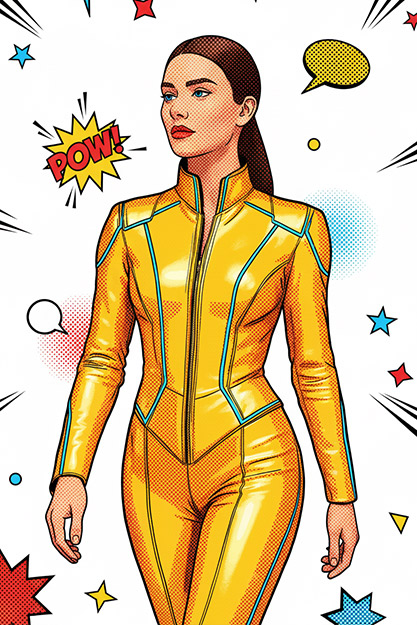 A preview of the Pop Art style